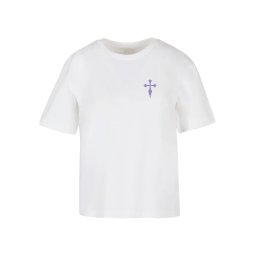 Miss Tee Tricou 'Pearl Spider' lila / argintiu / alb