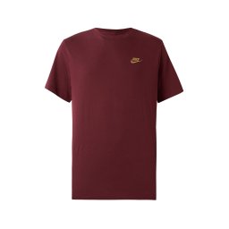 Nike Sportswear Tricou 'CLUB' galben închis / roșu carmin