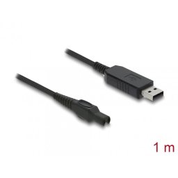Cablu de alimentare USB 15V pentru aparate de ras electrice Philips OneBlade Pro 360 HQ7 HQ8 HQ9 1m, Delock 90978