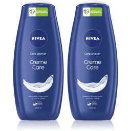 NIVEA Creme Care gel cremos pentru dus ambalaj economic 2 x 500 ml