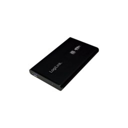 HDD Enclosure 2.5' HDD S-ATA to USB 3.0, Aluminium, black