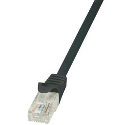 Cablu de retea , Logilink , Cat.6A 10GE U/UTP EconLine , 2 m , negru