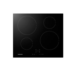 Plita incorporabila Samsung NZ64F3NM1AB/MR, Inductie, 4 zone de gatit, Indicator caldura reziduala, Negru