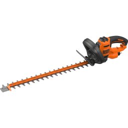 Foarfeca electrica pentru tuns gard viu Black & Decker BEHTS501, putere 600 W, lama 60 cm, taiere maxim 35 mm grosime, Portocaliu-Negru