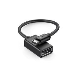 CABLU Ugreen OTG, "US133", Micro-USB(T) to USB 2.0(M), 480Mbps, PVC, lungime 0.15m, negru