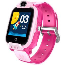 Ceas inteligent pentru copii Canyon Jondy KW-44, GPS, 4G, Camera, Music, Roz