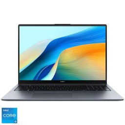 Laptop Huawei MateBook D 16, Procesor Intel ® Core™ i5-12450H, Display 16" WUXGA (1920 x 1200), IPS, Memorie RAM 16GB DDR4, Capacitate 512GB SSD, Placa video integrata Intel® UHD Graphics, Windows 11 Home , Space Gray (INT Keyboard)