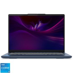 Laptop Lenovo IdeaPad Slim 5 14IRH10, Procesor Intel® Core™ i5-13420H, Display 14" WUXGA (1920x1200), IPS, Memorie RAM 32GB DDR5, Capacitate 1TB SSD, Placa grafica Intel® UHD Graphics, No OS, Cosmic Blue (INT Keyboard)