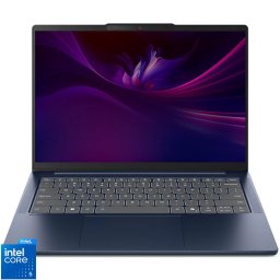 Laptop Lenovo IdeaPad Slim 5 14IRH10R, Procesor Intel® Core™ 5 210H, Display 14" WUXGA (1920x1200), OLED, Memorie RAM 32GB DDR5, Capacitate 1TB SSD, Placa video integrata Intel® Graphics, No OS, Cosmic Blue (INT Keyboard)