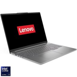 Laptop Lenovo IdeaPad Pro 5 16IAH10, Procesor Intel® Core™ Ultra 5 225H, 16" 2.8K (2880 x 1800), OLED, 120Hz, Memorie RAM 32GB LPDDR5x, Capacitate 1TB SSD, Placa video dedicata NVIDIA® GeForce RTX™ 5050 8GB GDDR7, No OS, Luna Grey (INT Keyboard)