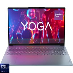 Laptop Lenovo Yoga Pro 9 16IAH10, Procesor Intel® Core™ Ultra 7 255H, 16" 2.8K (2880 x 1800), WQXGA+, OLED, 120Hz, Memorie RAM 32GB LPDDR5x, Capacitate 1TB SSD, Placa video dedicata NVIDIA® GeForce RTX™ 5050 8GB GDDR7, Windows® 11 Home, Tidal Teal