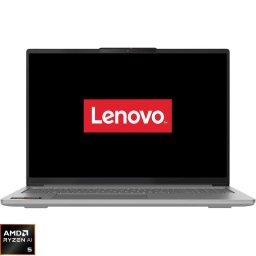 Laptop Lenovo IdeaPad Pro 5 16AKP10, Procesor AMD Ryzen™ AI 5 340, Display 16" 2.8K (2880x1800), OLED, 120Hz, Memorie RAM 16GB LPDDR5x, Capacitate 1TB SSD, Placa video dedicata NVIDIA® GeForce RTX™ 5050 8GB GDDR7, No OS, Luna Grey (INT Keyboard)