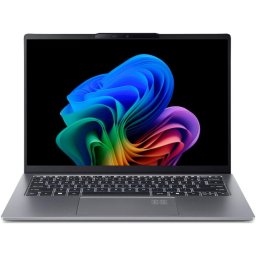 Laptop Acer Swift Go 14 AI OLED SFG14-64-R4CJ, rocesor AMD Ryzen™AI 7 350, Display 14" WUXGA (1920x1200), OLED, Memorie RAM 16GB LPDDR5x, Capacitate 1TB SSD, Placa video integrata AMD Radeon™ 860M, Windows 11 Home, Sparkly Silver (INT Keyboard)