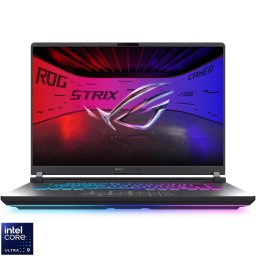 Laptop Gaming ASUS ROG Strix G16 G615LW cu procesor Intel® Core™ Ultra 9 275HX pana la 5.4GHz, 16", 2.5K WQXGA, 240Hz, G-Sync, 32GB DDR5, 1TB SSD, NVIDIA® GeForce RTX™ 5080 16GB GDDR7, No OS, Eclipse Gray (INT Keyboard)