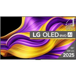 Televizor LG OLED evo 55G51LW, 139 cm, Rezolutie 3840 x 2160, Smart, 4K Ultra HD, 100 Hz, Clasa E, Argintiu-negru