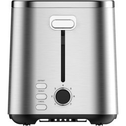 Prajitor de paine Heinner sparkle toast HTP-800SS , 800w, capacitate 2 felii, 7 niveluri rumenire, indicator led luminos, Gri