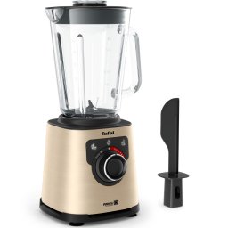 Blender de mare viteza Tefal PerfectMix+, 1200 W, recipient 1.5 L, 6 lame, 3 programe, Functie Autoclean, crem