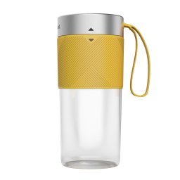 Blender portabil Tefal Lightmix BL1C0230, 300 ml, 2 lame, 20.000 rpm, acumulator 1200 mAh, pana la 11 cicluri pe incarcare, rezultate in 40 secunde, greutate 510g, cablu incarcare inclus, Galben