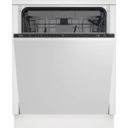 Masina de spalat vase incorporabila Beko BDIN36530, 15 seturi, 6 programe, AutoDoor Opening, Touch control, Indicator luminos podea, Clasa D, 60 cm, Alb