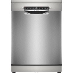 Masina de spalat vase Bosch SMS4EVI04E, 13 seturi, 6 programe, EfficientDry, Home Connect, Tab-count, EcoSilence Drive, Functie silence, 60 cm, Clasa D, Otel inoxidabil anti-amprenta