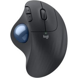 Mouse Logitech ERGO M575S Wireless Trackball, Graphite, Blue Ball