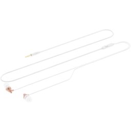 Casti in-ear cu fir, Tellur Magiq, microfon, mufa Jack 3.5 mm, Alb/Roz