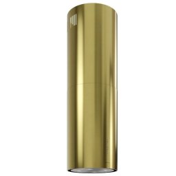 Hota tip Insula Globalo, Cylindro Isola 39.7, clasa energetica B, capacitate de absorbtie 742 mc/h, 4 trepte, Auriu Mat