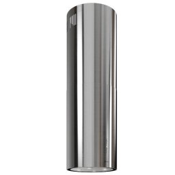 Hota tip Insula Globalo, Cylindro Isola 39.7, clasa energetica B, capacitate de absorbtie 742 mc/h, 4 trepte, Inox/ Argintiu