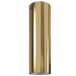 Hota tip Insula Globalo, Cylindro Isola 39.7, clasa energetica B, capacitate de absorbtie 742 mc/h, 4 trepte, Auriu