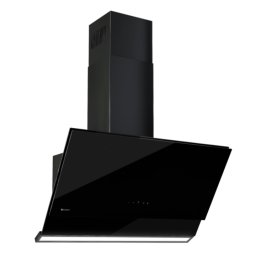 Hota de perete Globalo Zenesor 90.2, clasa energetica A, latime 90 cm, adancime 47,2 cm, control senzor cu indicator LED, interval de viteza 3 si boost, eficienta maxima 760 m 3 /h, Neagra
