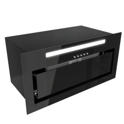 Hota incorporabila Globalo Senturo 60.3, clasa energetica B, latime 60, adancime 29 cm, control tactil cu display LED, interval de viteza: 3, randament max. 525 mc/h, Neagra