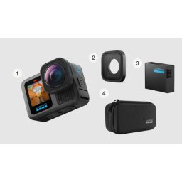 Camera video de actiune GoPro HERO13 Black Ultra Wide Edition, 27MP, 5.3K, Ecran tactil 2.27", Stabilizare HyperSmooth 6.0, TimeWarp 3.0, Wi-Fi, Bluetooth, Control vocal, Negru