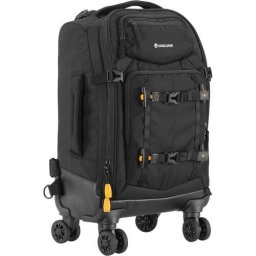 Rucsac foto tip troller Vanguard ALTA FLY 55T G2, include husa de ploaie, capacitate 22 l, 8 roti