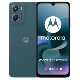 Telefon Mobil Motorola Moto G06 Power, Procesor Mediatek Helio G81 Ultra Octa-Core, IPS LCD Touchscreen 6.88", 4GB RAM, 64GB Flash, Camera 50 MP, Wi-Fi, 4G, Dual Sim, Android, Albastru