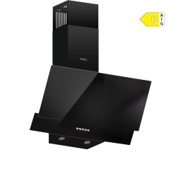 Hota decorativa Vivax CHO‑60CSD115T GB, 59,5 cm, 115 W, 1 motor, 3 trepte de putere, filtru aluminiu lavabil, iluminare LED, Sticla Neagra