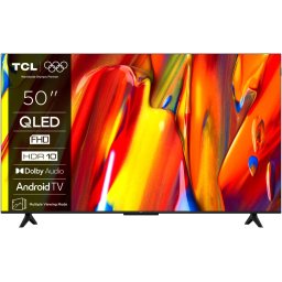 Televizor Smart QLED TCL 50V5C, 126 cm, Android, Full HD, Negru