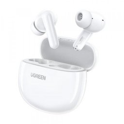 Casti Bluetooth 5.4, Ugreen HiTune P3 WS207, TWS, MultiPoint, Alb