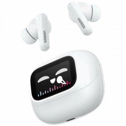 Handsfree Bluetooth Ugreen HiTune T6 Magic WS211, TWS, ANC, MultiPoint, Alb