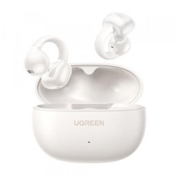 Casti wireless, Ugreen, HiTune S3 WS209, Bluetooth 5.4, alb, 30 ore autonomie, TWS, Alb