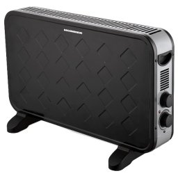 Convector Heinner HCVH-Y2000TBK, de podea, 2000 W, 2 trepte, turbo ventilator, negru