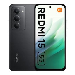 Smartphone Redmi 15 256GB 8GB RAM 5G Dual SIM Midnight Black