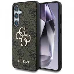 Husa Husa pentru Samsung Galaxy S25+ S936, Guess, 4G Big Logo, Maro