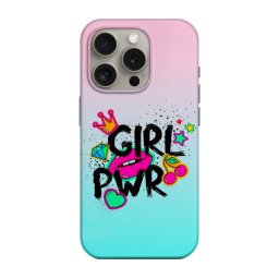 Husa Husa pentru Apple iPhone 16 Pro, Perfect Case, LOVE-Splash Girl Power, Multicolor