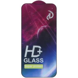 Folie de protectie Ecran OEM pentru Apple iPhone 16 / 15, Sticla Securizata, Full Glue, Set 10 bucati, 9D, Neagra