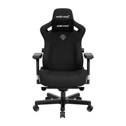 Scaun Gaming Kaiser 3 XL din material negru, rotativ