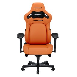 Scaun Gaming Kaiser 4 L din piele sintetică portocalie