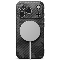 Husa silicon Ringke - Onyx MagSafe - iPhone 17 Pro - Camo Black
