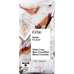 Ciocolata alba crocanta bio 80g