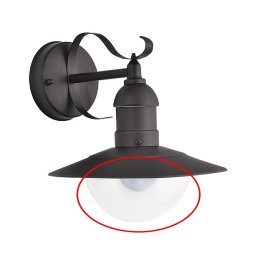 BRILAGI - Abajur de rezervă pentru corpurile de iluminat MOLDE și OSLO E27 transparent