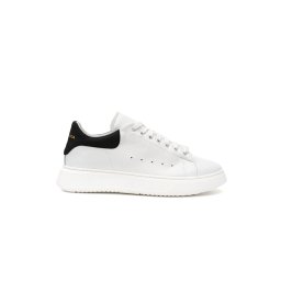 PER LA MODA Sneakers REY1IV/VIT/U2 pelle bianca/commato nero